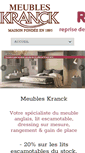 Mobile Screenshot of meubleskranck.ch